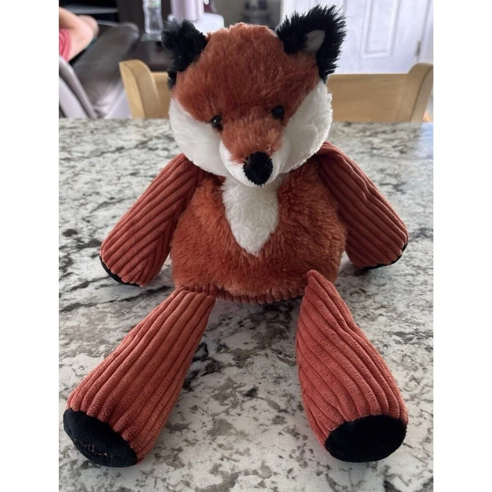 Scentsy Buddy Fern Plush Fox Stuffed Animal With Corduroy Arms & Legs-No Pak